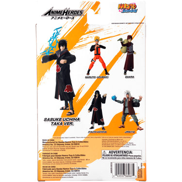 Figura Anime Heroes Naruto 6.5" Sasuke Uchiha Taka Ver